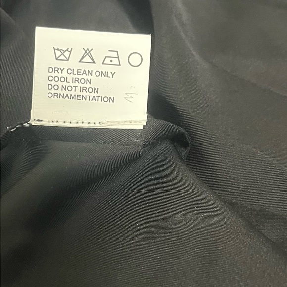 Pia Pauro Black Silk Dress with Silver Studs - Picture 8 of 9